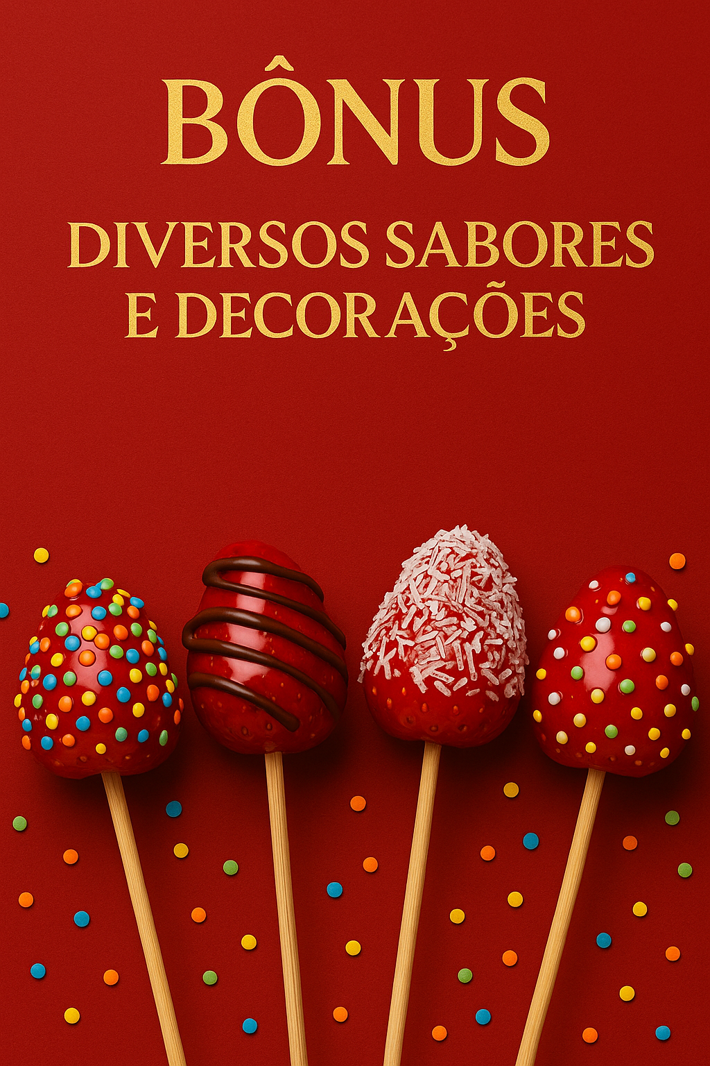 BÔNUS - DIVERSOS SABORES E DECORAÇÕES